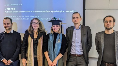 Picture of PhD defense Andrea Hauslbauer