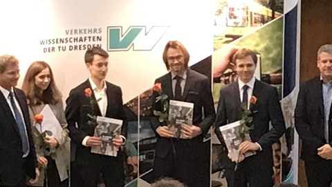 The study deans of the "Friedrich List" Faculty of Transport and Traffic Sciences honor the best graduates in the academic year 2022.