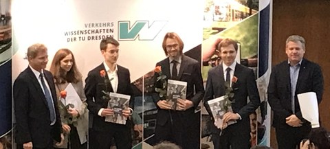 The study deans of the "Friedrich List" Faculty of Transport and Traffic Sciences honor the best graduates in the academic year 2022.