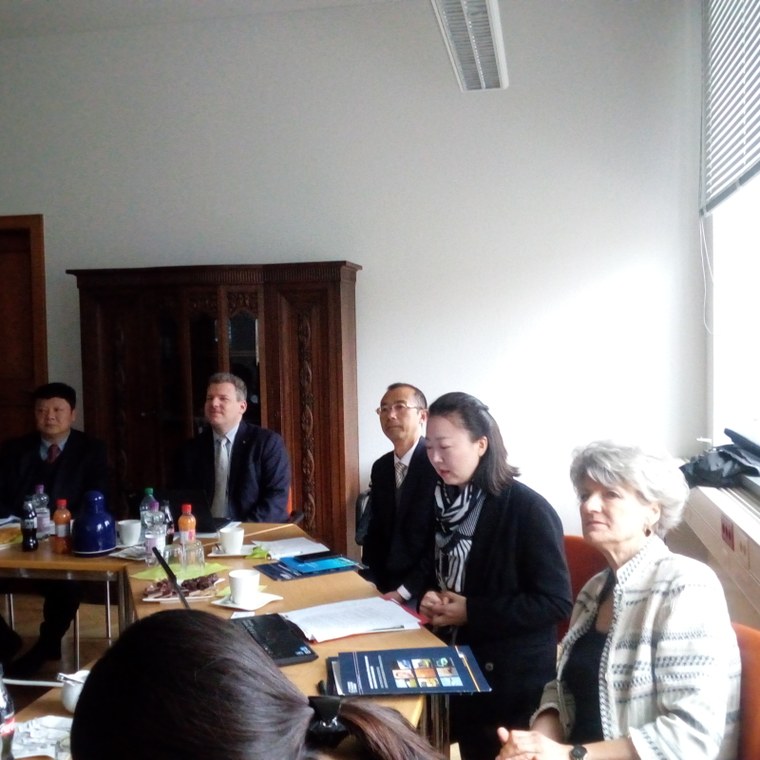 Delegation Of The Svtcc Visiting The Friedrich List Faculty Of