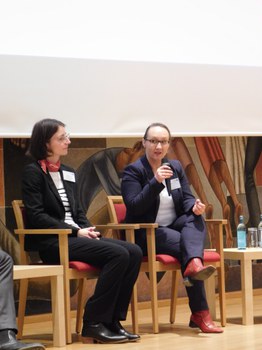Diskussion Anne Hähnel und Nicole Wagner-Hanl