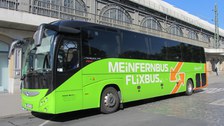 Fernbus am Hauptbahnhof Dresden