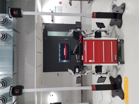 Prüffeld Radstellungsgrößen