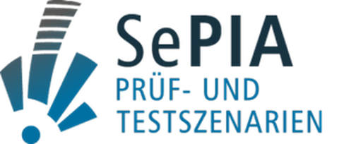 Logo mit Schriftzug Sepia