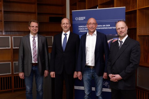 Prof. Prokop, Prof. Keßler, Prof. Erhard, Prof. Atzler