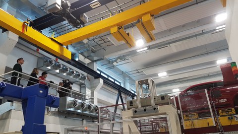 Dreharbeiten im Fahrzegtechnischen Versuchszentrum