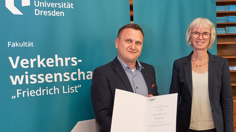 Urkundenübergabe Prof. Wittwer