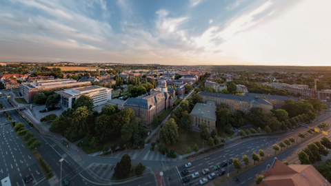 Luftaufnahme Gerhart-Potthoff-Bau