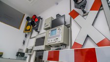 Level crossing system in the Signalling Laboratory