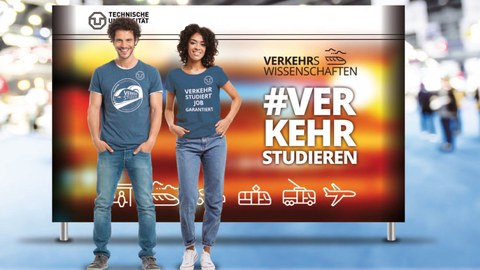 zwei fröhliche Studierende der Verkehrswissenschaften