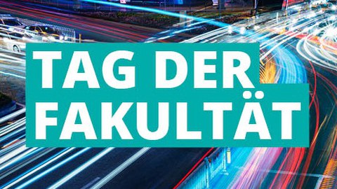 Tag der Fakultät Schriftzug