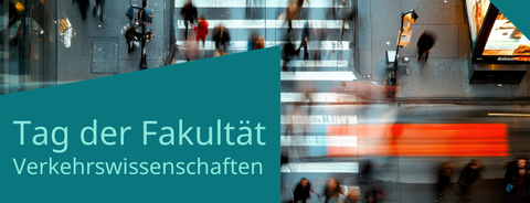 Schriftzug: "Tag der Fakultät"