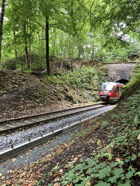Zug auf Gleis
