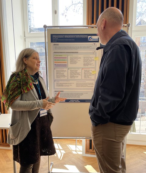 Poster presentation of Susanne Wunsch at RailDresden2025
