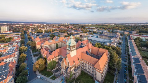 Aerial View Muenchner Platz