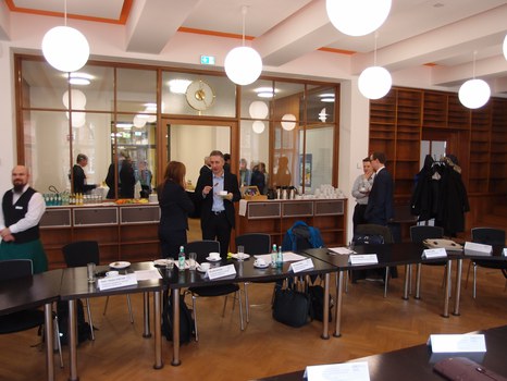 Informal exchange in the "Old Library" II