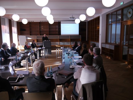 Presentation of the project status by Prof. Dr. Dr. Winfried Hacker
