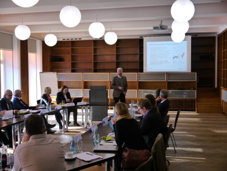 Mr. Scherr (PTKA) explained the role of the three projects in the overall research field