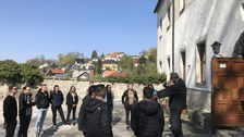 Aufbruch zur Wanderung