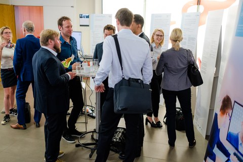 The focus group "Projekt- und Teamarbeit in der digitalisierten Arbeitswelt" on the open fair