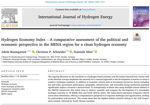 Hydrogen Economy Index – A comparative assessment of the political and economic perspective in the MENA region for a clean hydrogen economy.png