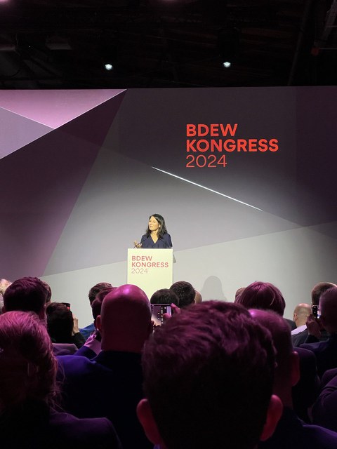 Annalena Baerbock auf dem BDEW Kongress