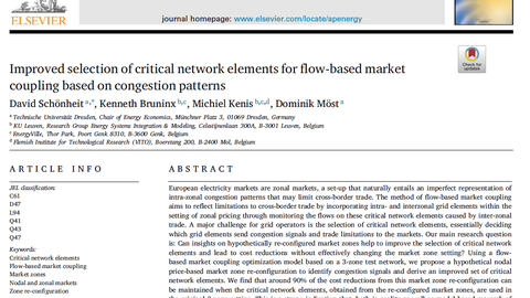 Critical network elements