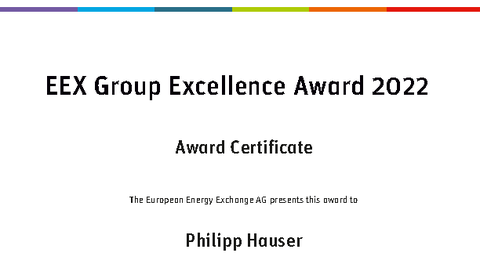 EEX Award 2023 