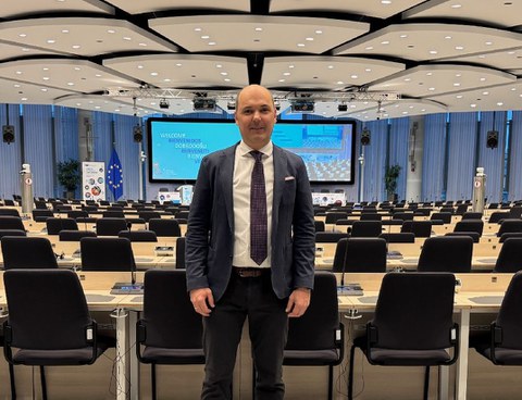 Lars Hornuf auf der ARC in Brüssel