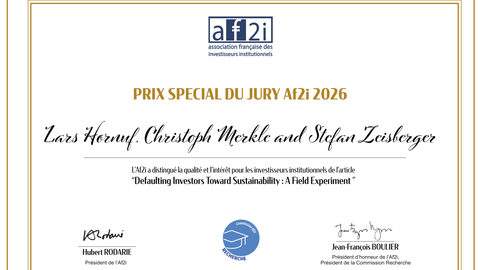 Award Certificate