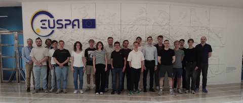 Gruppenfoto bei der EUSPA