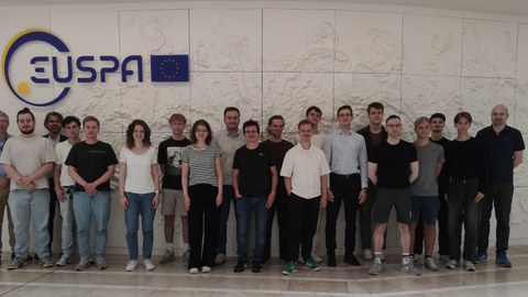Gruppenfoto bei der EUSPA