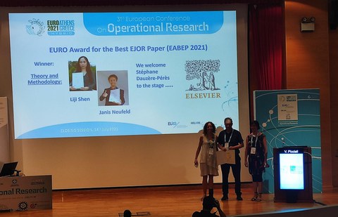 Award Ceremony EJOR Best Paper