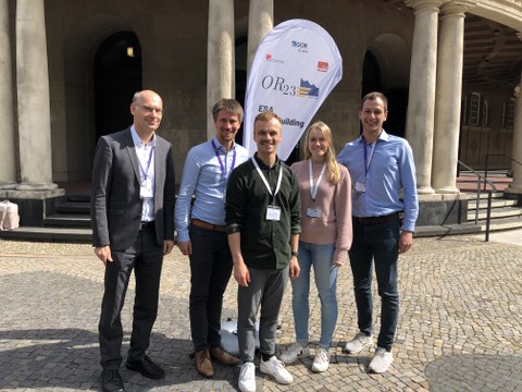 Gruppenbild des Lehrstuhlteams auf der OR-Konferenz