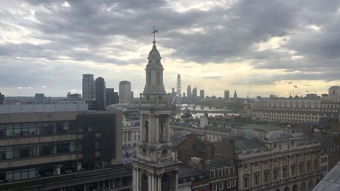 Ausblick über London