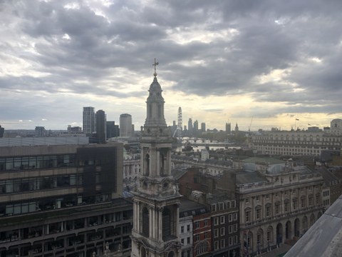 Ausblick über London