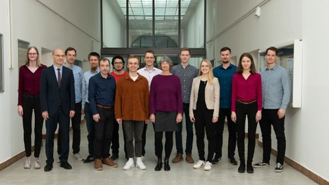 Ein Gruppenfoto des Teams unserer Professur 2023