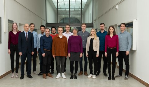 Ein Gruppenfoto des Teams unserer Professur 2023