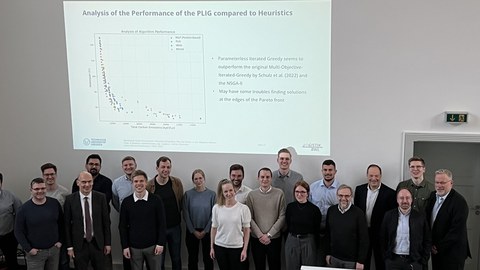 Gruppenbild aller Teilnehmer beim 15. Sächsischen Doktorandenworkshop zur Produktion und Logsitik