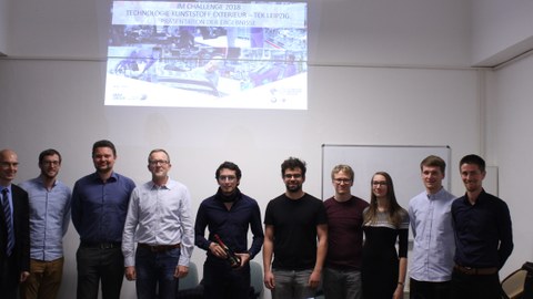 Group picture: Participants of the final event of the IM Challenge 2018