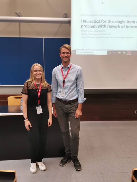 Steffen Rudert und Nadine Schiebold bei der ICCL 2022