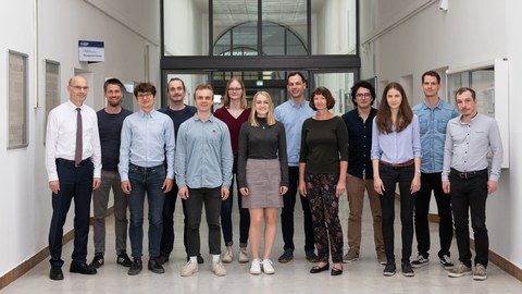 Gruppenbild der Professur im Jahr 2022