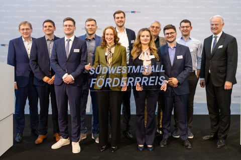 Preisträger und Preisträgerinnen des Förderpreises Südwestmetall 2026