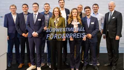 Preisträger und Preisträgerinnen des Förderpreises Südwestmetall 2026