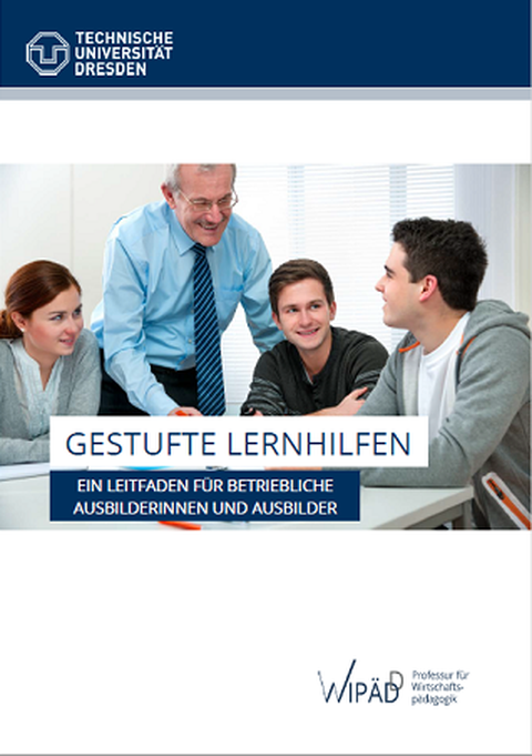 Deckblatt der Broschüre "Gestufte Lernhilfen"