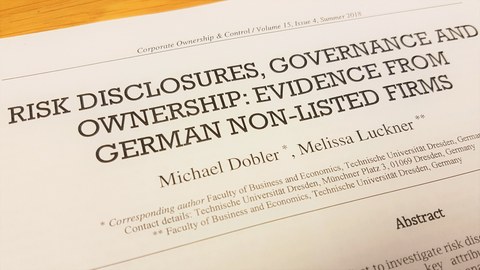 Risk disclosures, governance and ownership - Evidence from German non-listed firms