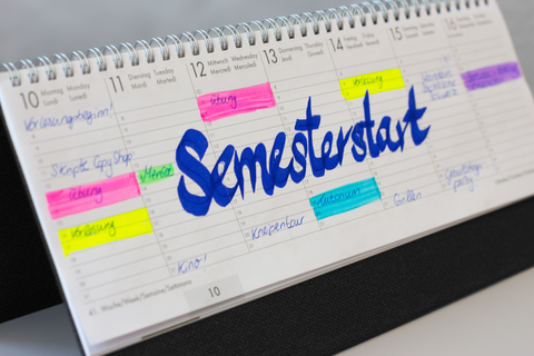 Kalender Semesterstart