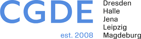 Es ist das Logo von CGDE zu sehen