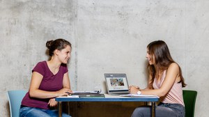 Studenten in der SLUB