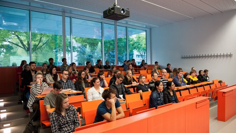 Tagung organger Hörsaal